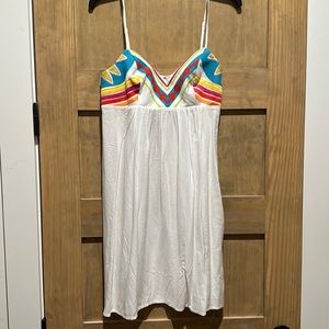 Love stitch white sundress